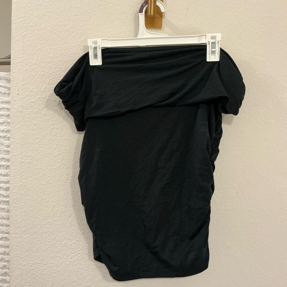 Black Off-Shoulder Top